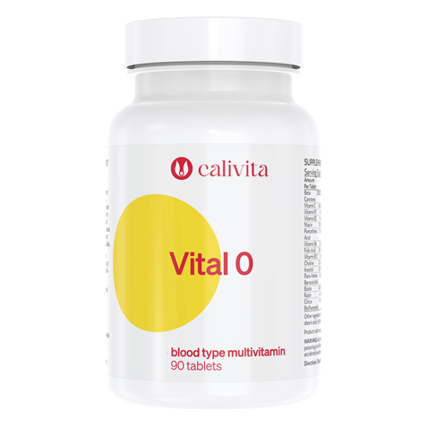 Vital 0 - kompleks dla osób z grupą krwi 0 CaliVita
